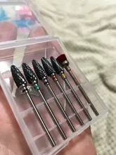 Juego de fresas para manicura, accesorios para máquina de manicura, 6 uds.