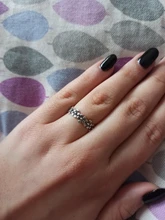 Anillo de Plata de Ley 925 con margaritas pequeñas para mujer, sortija con margaritas pequeñas, accesorios bohemios, joyería minimalista, procesamiento Vintage