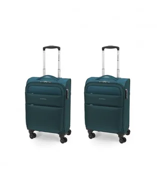 

Set 2 Suitcases Cabin Soft 4R Gabol Cloud Turquoise