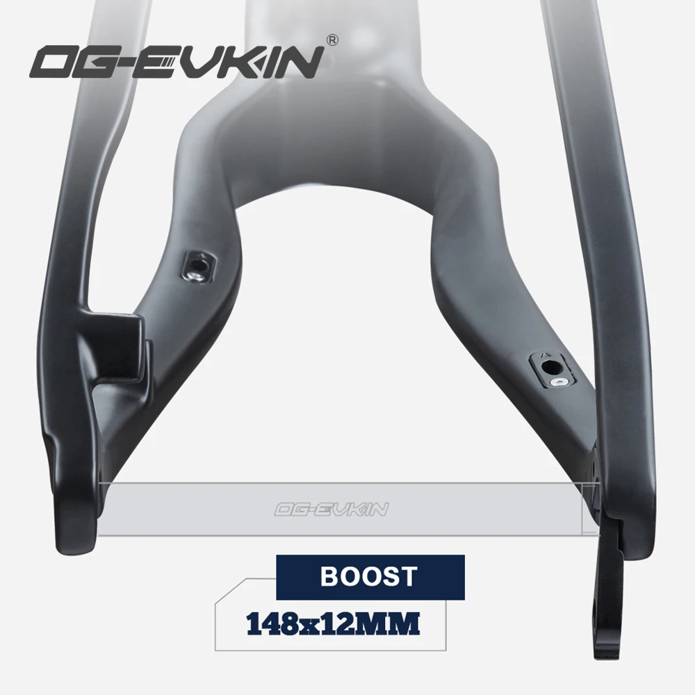 Bicycle Frame OG-EVKIN CF054 Carbon MTB 29 Disc Brake 160mm Boost 12X148mm Axle Hardtail BSA73 Tapered Headtube 28.6mm