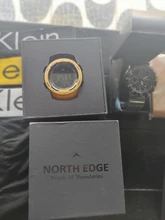 NORTH EDGE-reloj Digital deportivo para hombre, cronógrafo con doble horario y alarma, resistente al agua hasta 50M, estilo militar