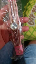 Reloj de pulsera para mujer, de cuarzo, redondo, analógico, informal