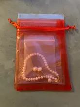 Pendientes de plata de ley 925 con perlas de agua dulce, 7-8mm, 1 par