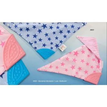 

HOOLIGANS-Bandana with teether STAR 9800 (Various colors available)