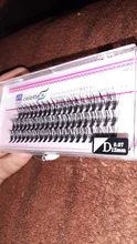 Extensiones de pestañas gruesas de lujo, 60 mechones, 3D, volumen ruso, 20D, 30D, Pestaña de visón Bunche