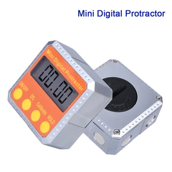 

Mini Digital Protractor 360 Degree Inclinometer Electronic Magnetic Level Measuring Tools 3D Printer Meter Finder Angle Ruler