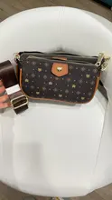 FOXER-Bolso cruzado 3 en 1 con monograma para mujer, bandolera con monedero extraíble de PVC, a la moda, 2020