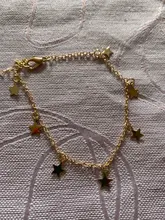 Vienkim-tobillera con colgante de estrella para mujer, cadena para pie, colgante de pulsera para pierna, Yoga, playa, regalo de joyería