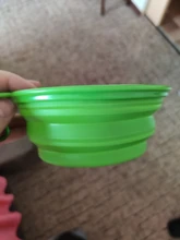 Tazón de perro gato con hebilla de escalada, tazón de viaje, cuenco plegable para agua y comida, tazón de agua portátil para mascotas