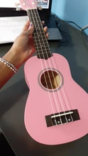 Aiersi-Ukelele Soprano de 21 pulgadas para principiantes, guitarra para chico, cuatro cuerdas de madera, negro, marrón, rosa, Amarillo, Azul, para niños