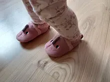 Zapatillas adorables para bebé, zapatos de cuna de punto para niño y niña, antideslizantes de dibujos animados