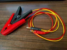 Alligator-Clip Electrical-Clips-Clamps Car-Battery Crocodile 100A Durable Insulated Red