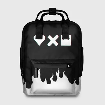

Women's backpack 3D love death robots (LDR)