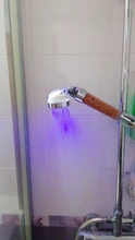 Light Shower-Head Temperature-Control Colorful Anion Pressurized Water-Saving Handheld