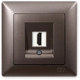 

PnpnElectrıc Gns Visage Ambiance Metallic Mocha HDMI Socket