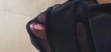 Sexy mujer de malla pura cuerpo señoras traje de cuello alto de malla de manga larga Tops mono 6-16