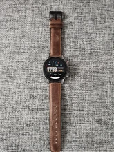 22mm correa de reloj para el Huawei watch gt 2/2e correa samsung Galaxy reloj de 3/45/46mm de cuero correa Amazfit ritmo GTR/equipo S3 frontera