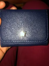 Cartera pequeña con broche para mujer, monedero pequeño, billetera de corona para tarjeta de mujer, Mini bolso de mano