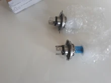 Hippcron-lámpara halógena H4 para coche, 12V, 60/55W, 5000K, bombillas halógenas de xenón, vidrio azul oscuro Super blanco (2 uds.)