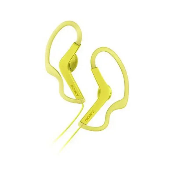 Спортивные наушники с микрофоном sony MDR AS210 Yellow