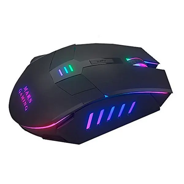Светодиодный игровой мышь Mars Gaming Mars MM116 3200 точек/дюйм черный