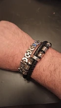 Bracelet Jewelry Big-Discount XQNI Double-Layer Genuine-Leather Gold/silver-Color Fathers-Day-Gift