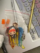 Marcapáginas de película para libros, Clips de papel para maestro de la escuela, punto de libro suministros de oficina, amigos, regalo de Navidad, 8 Uds.