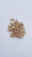 30 unids/lote de acero inoxidable chapado en oro broche de langosta garra cierres para collar de pulsera cadena de fabricación de la joyería Diy resultados suministros