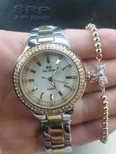 2021 relojes de pulsera vestido reloj de oro de cristal de mujeres relojes de diamante de acero inoxidable de plata reloj mujeres Montre Femme 2020