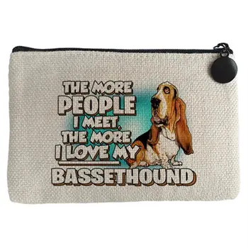 

Purse I love my Bassethound race dog