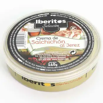 

IBERITOS-Sherry Salchicho's soup cream tin cans 140g - 140g SALCHICHON AL Sherry