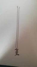 Chain Necklaces Jewelry-Accessories Pendant Beads Death Note Cosplay Lawliet English-Letter