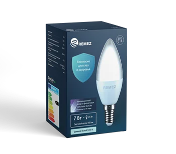 

LED bulb Remez sunlight с37 E14 7W 5700K