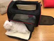 Pet-Carrier Expandable Kennel Airline-Approved Soft Crate Travel Two-Side Luggage on