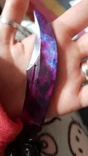Cuchillo de entrenamiento de acero inoxidable con diseño de mariposa, cuchillo plegable con diseño de mariposa CS GO, sin filo
