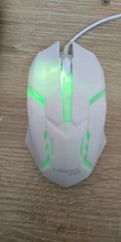 S1 USB Wired Gaming Mouse 7 Colors LED Backlight Ergonomics Gamer Mouse Flank Cable Optical