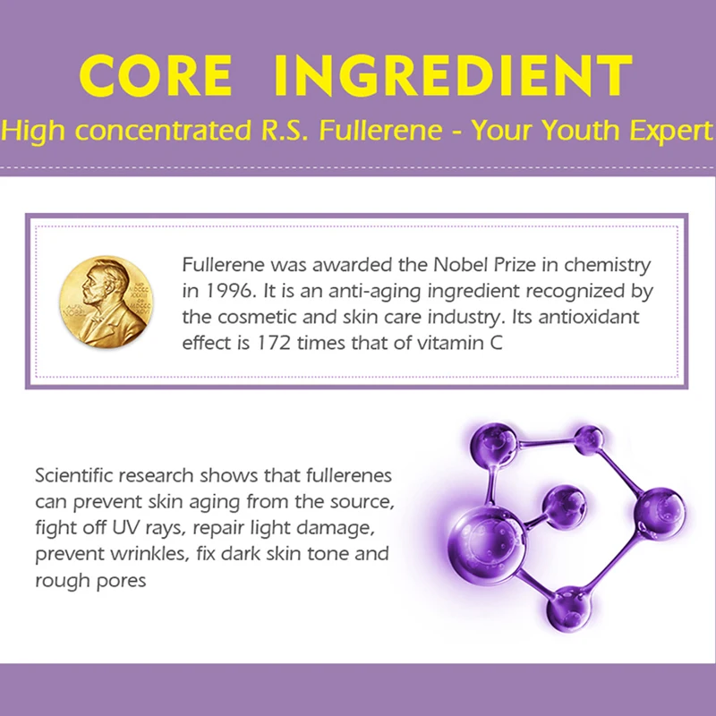 Маска для лица Fullerene сывороточный белок гиалуроновая кислота маска для лица-возрасное отбеливание увлажняющий уход за кожей