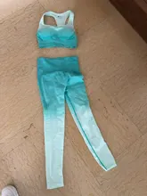 Fitness Sportswear Clothing Gym Leggings Workout-Set Seamless Women Gym 2piece 