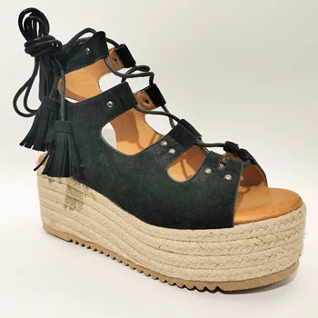 

Platform women's sandal ESPARTO