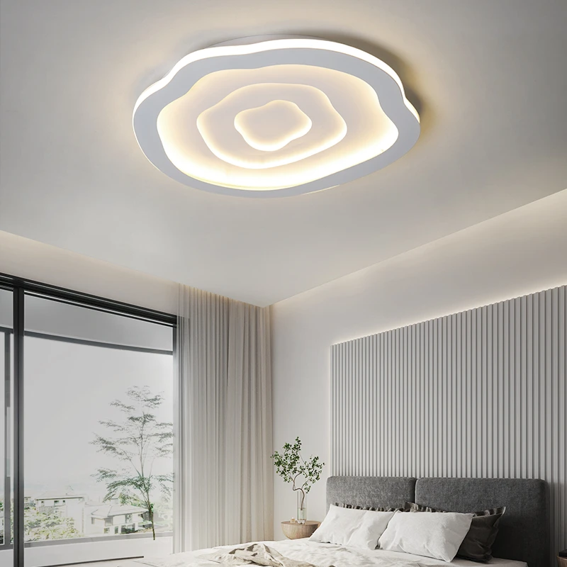 Modern Nordic Style Led Ceiling Light For Living Room Bedroom Study Room Lights for Room Minimalist White LED Ceiling Chandelier ceiling lights for living room