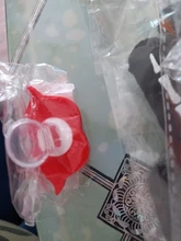 WARMOM-chupete de bebé con labios de beso rojo, silicona suave divertida de 0 a 3 años, Material no tóxico para el Cuidado Oral del bebé, nuevo, 1 unidad