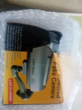 Simulación de cámara falsa de energía Solar, impermeable, cámara de vigilancia CCTV de seguridad interior, luz LED para destellear