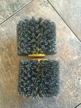 Cepillo eléctrico de alambre abrasivo de nailon, rueda de pulido para carpintería y metalúrgica, 120x100x19mm, 1 Uds.