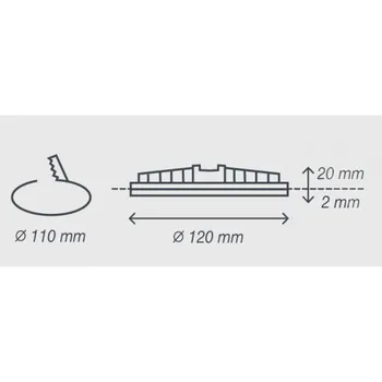 

ROUND LED PANEL 6W NOVO