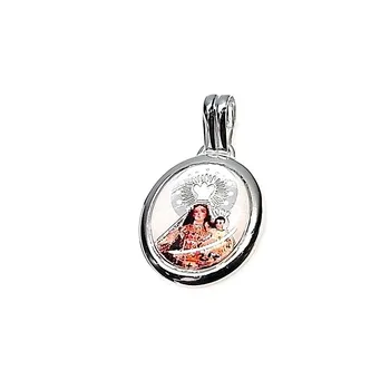 

Pendant Silver law 925m 20mm. Virgin Prado King glazed [AA8194]