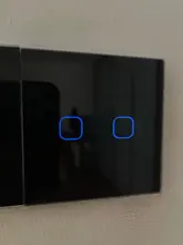 Glass-Switch-Panel Controler Touch-Switch Fire-Line Minitiger Smart Home 3-Gang Single