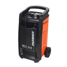 Пуско-зарядное устройство PATRIOT BCT-350 Start(Входное напряжение 220,50Hz, 3 ступени тока зарядки, защита от коротког