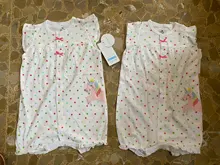 Orangemom verano bebé niña ropa de una pieza mono ropa de bebé de algodón corto mameluco ropa de niña pequeña ropa para niña en casa