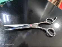 Tijeras profesionales japonesas de plata para peluquería, 6,0 pulgadas, afiladas, afeitadora, corte de pelo