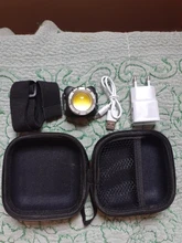 Headlamp Mini Flashlight Torch-Head Usb Rechargeable Portable Have-Battery-Red/white